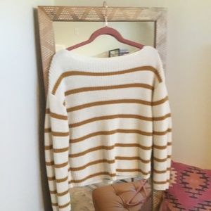 H&M Boatneck Stripe Sweater